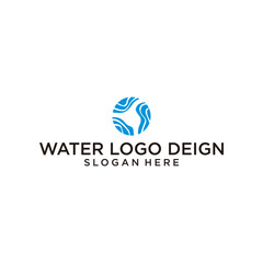 water logo design