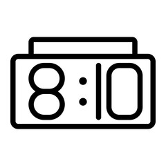 alarm line icon