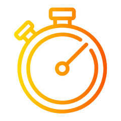 stopwatch gradient icon