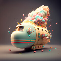 CANDY SPACESHIP