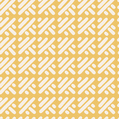 Seamless hand drawn pattern. Various shapes and doodle objects. Abstract contemporary modern trendy vector illustration. 
