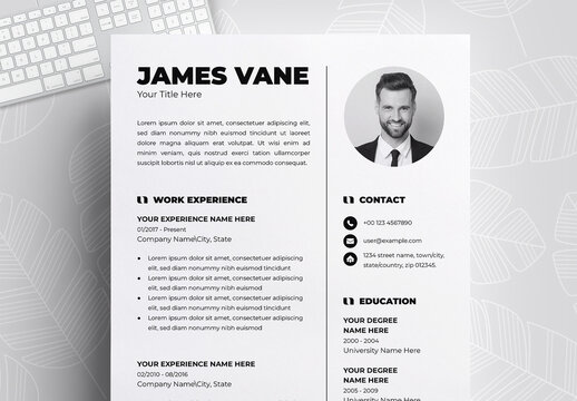 Job Resume Template