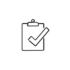Checklist Line Style Icon Design