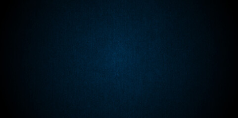 Modern Scary black and blue wall for backdrop texture, Dark grunge textured black concrete wall background. Black background with texture grunge, old vintage marbled stone wall concrete grunge.