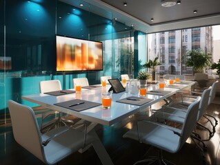 Modern Conference Room - AI Generated