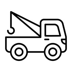 Tow truck icon