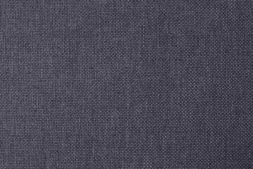 Grey linen fabric texture background, seamless pattern of natural textile.