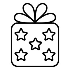 Gift box icon