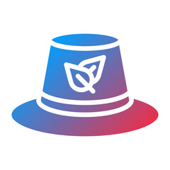 Vector Design Farming Hat Icon Style
