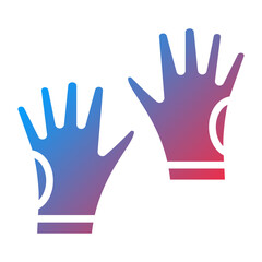 Vector Design Hand Gloves Icon Style