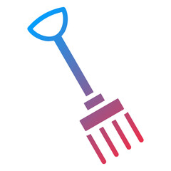 Vector Design Farm Fork Icon Style