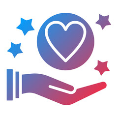 Vector Design Peace Icon Style