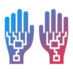 Obraz premium Vector Design Wired Gloves Icon Style