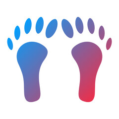 Obraz premium Vector Design Footprint Icon Style