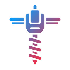 Vector Design Drain Auger Icon Style