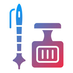 Vector Design Pen And Ink Icon Style