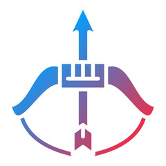Vector Design Crossbow Icon Style