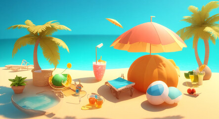 summer beach set