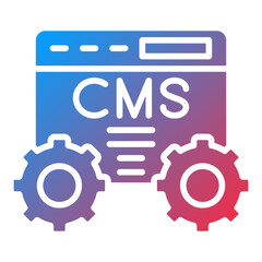 Vector Design Cms Icon Style