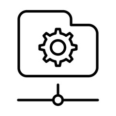 Folder setting icon