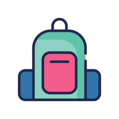 Bag Icon. Vector stock illustration.