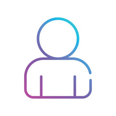 Student Icon. Vector stock illustration.