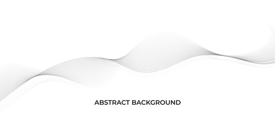 Abstract modern background of gray chrome lines, technological wallpaper, will create the effect of optical illusion and successfully complement your design