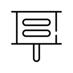 Presentation Icon. Vector stock illustration.