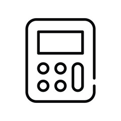 Calculator Icon. Vector stock illustration.