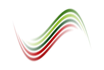 A vibrant and playful design featuring rainbow-color lines arranged in a dynamic composition, perfect for adding a pop of color to any project