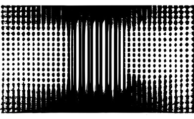 Vector grunge overlay texture. Black and white background. Abstract monochrome image includes a faded effect in dark tones