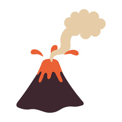 Volcano eruption