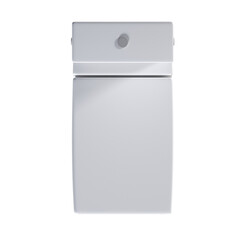 lavatory pan isolated on transparent background, bidet, 3D illustration, cg render
