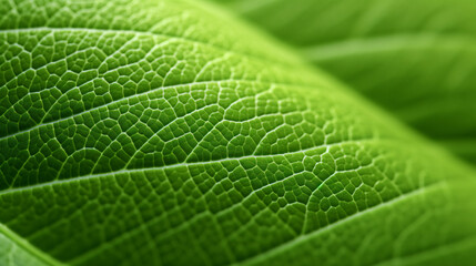 Fototapeta na wymiar Green plant leaf