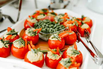 salad with tomatoes and cucumbers