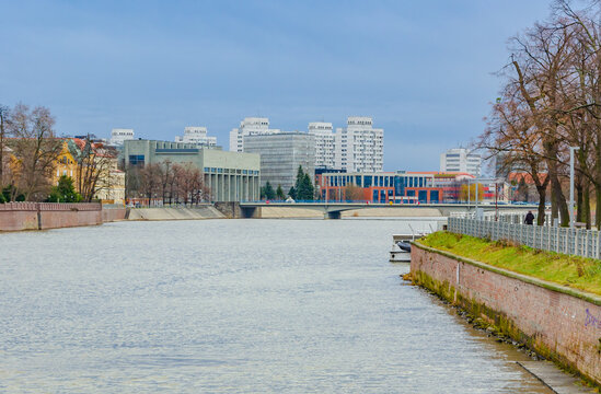 Wrocław riverside view of city © Elena