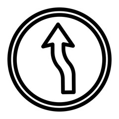 road line icon