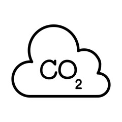 Carbon dioxide icon