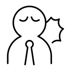 Shoulder pain icon