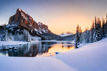Serene Snowscapes