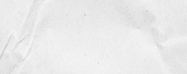 Abstract white crumpled and creased recycle paper texture background