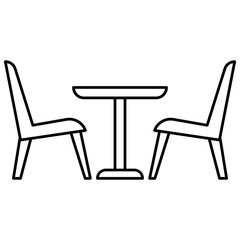 Dining table icon