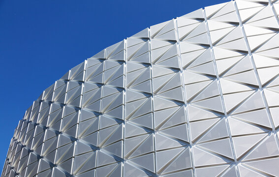 Stockholm, Sweden - May 24, 2023: the outside of friends arena in Stockholm