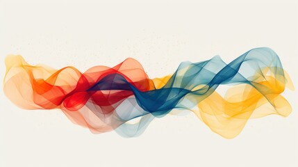 A minimalist illustration of colorful threads interweaving, reflecting the interconnectedness of social issues and the need for responsible actions to create positive change | generative ai