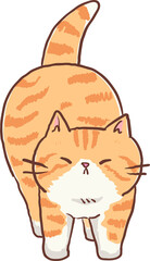 Cute Cartoon Cat Character