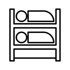 Bunk bed icon