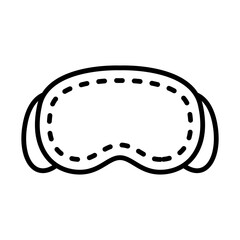 Sleep mask icon