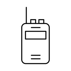 Obraz premium Walkie talkie icon
