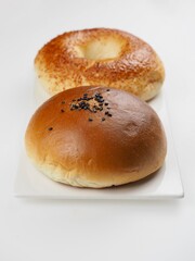 베이글과 단팥빵, 베이커리, 식사