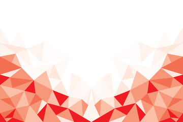 Obraz premium Stylish pattern of red and gradient triangle background. Template for cover, web banner, website, brochure and above copy space
